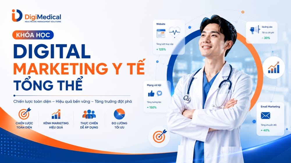 Khóa học digital marketing y tế chuyên sâu